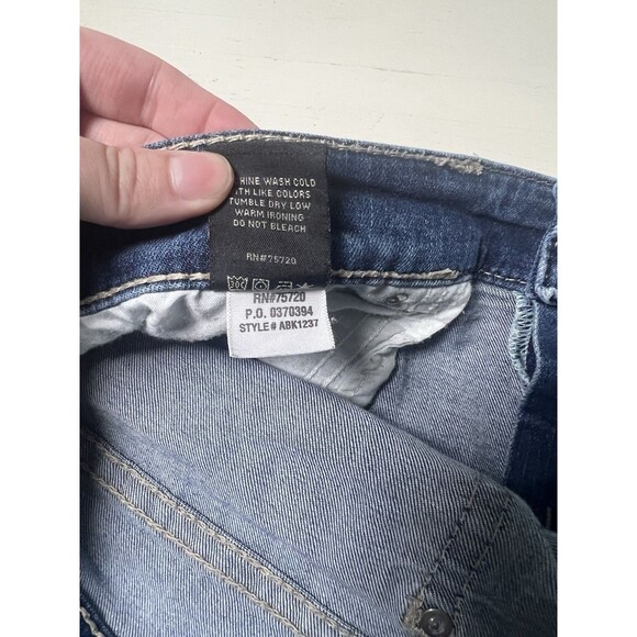 BKE Buckle Womens Payton Jeans 29L Mid-Rise Straight Leg Blue Denim - Picture 5 of 6